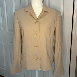 Talbots Light Tan Blazer
